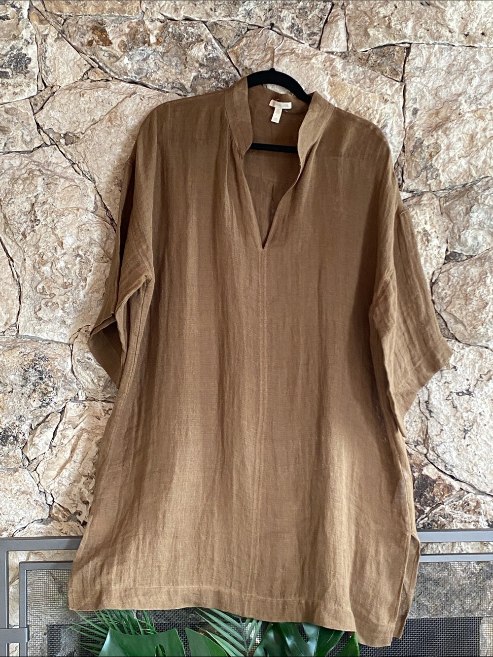 100% linen Eileen Fisher tunic top - Sz L/XL